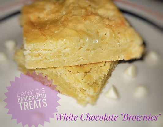 White Chocolate "Brownies" (6-count)